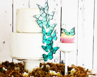 Edible Ombre Monarch Butterflies - Food Decorations - Edible Butterfly - Wedding cake decoration