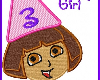 Custom Dora the Explorer Birthday Shirt
