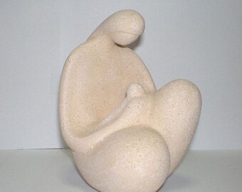 For Sale Maternity Motherhood Statue - Cycladic Art Figure - Museum Replica