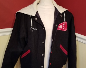 FREE SHIPPING Vintage 1960 Cheerleader Jacket