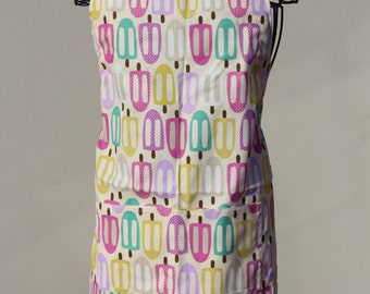 Popsicle Treat Adjustable Chef Apron
