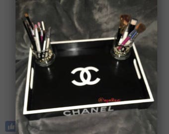 Designer inspired vanity tray