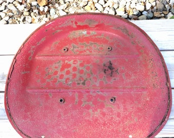 Vintage Red Tractor Seat