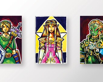 Zelda Mini Print Set