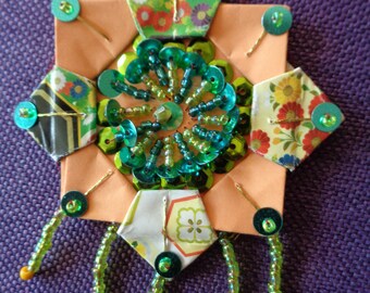 Necklace Bohemian sunflower collection