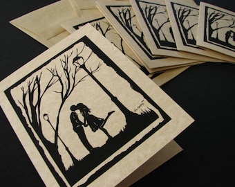Autumn Kiss - set of 6 note cards