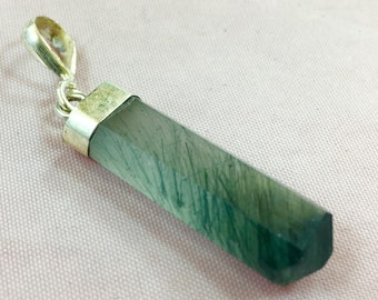1 Piece Rutile Quartz Pendant Sterling with 925 silver @RE