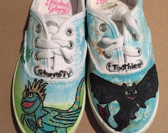 Painted Dragon shoes
