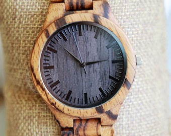 Wood Watch, Wooden watch,Personalized Wood Watch,Wood Watch men,Mens wooden watches,Wedding Gift,Wood Watches for him,Watch Husband Gift