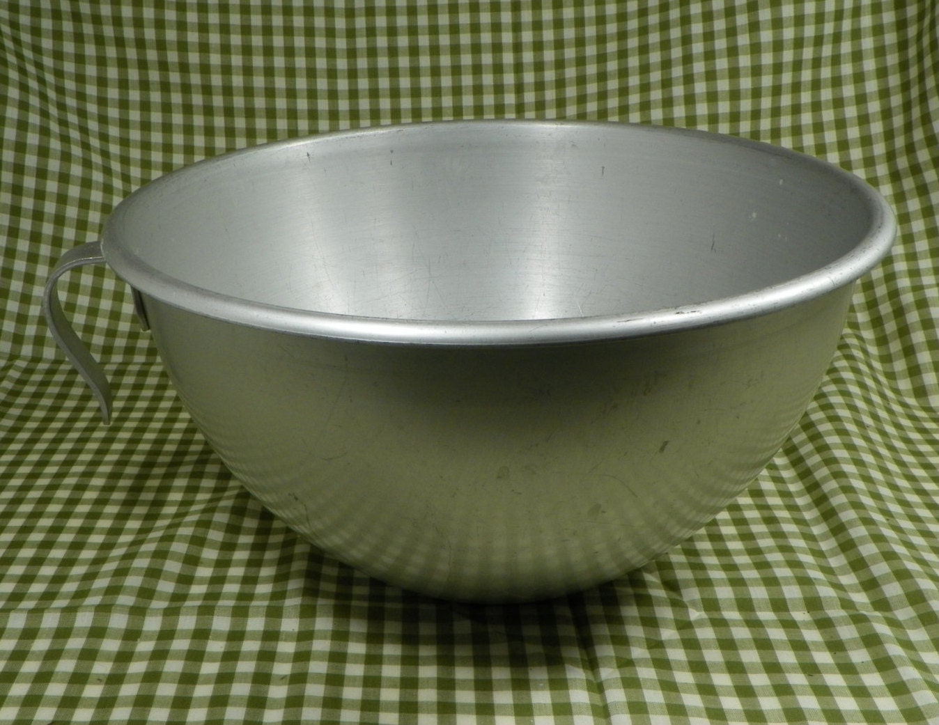 large metal mixing bowl