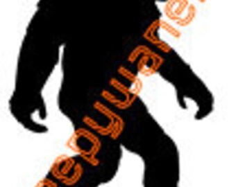 Sasquatch/Bigfoot/Yeti Vinyl Sticker