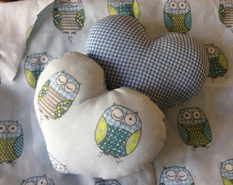 reduced price! Bebe.Petit amour.mini berceau.doudou pillow heart.