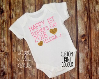 Personalised 1st Mother's Day Onesie