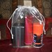 100 Qty 8" x 10" Double Drawstring Clear Poly Plastic Bags 2MIL Reusable/Durable