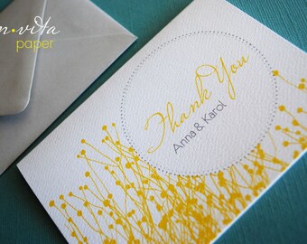 How Sweet- personalized thank you cards, set of 20