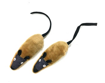 beige rat toy with squeak dog toy plush dog