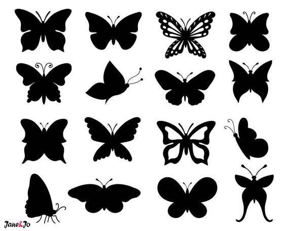 Free Free 52 Cricut Silhouette Simple Butterfly Svg SVG PNG EPS DXF File