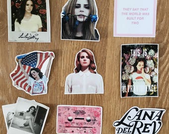 Lana Del Rey stickers - fan/tumblr/indie