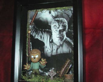 The Wolfman (Inspired By) Classic Display..I Have included a Silver Bullet ...Find It..Use it......Ready to Ship out!!