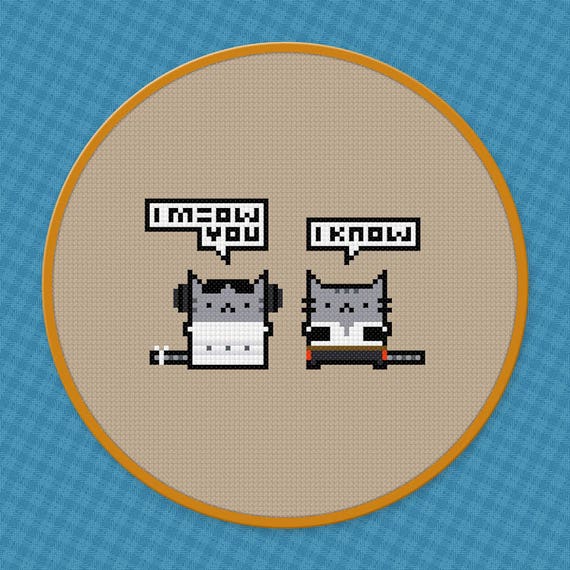 Cats Cross Stitch Pattern Star Wars Cross Stitch Pattern
