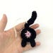 Cat Ornament, Black Cat, Christmas Ornament, Cat Lover Gift, Cat Lady, Pet Ornament, Cat Butt