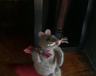 Primitive Mouse on Strawberry Pincushion