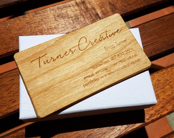Business Cards /Wood Business Cards /Laser Engraved Wood Business Cards /Personalized Wood Business Cards /Unique Wood Cards