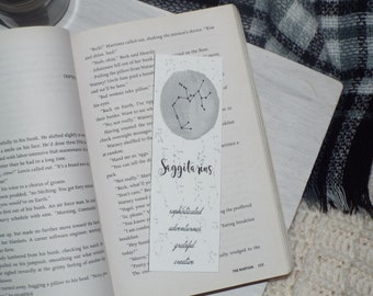 Zodiac Themed Bookmarks Constellations Personalities