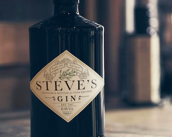 Personalised Styled Gin Labels