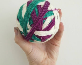 Pre-Order Votes for Women Suffragette self striping Yarn - 4ply Hand Dyed Sock Yarn