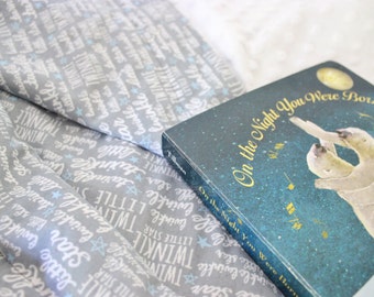 Twinkle Twinkle Little Star Boy Baby Blanket, Twinkle Twinkle Little Star Blanket, Minky Baby Blanket, Baby Boy Blanket, Star Baby Blanket