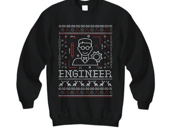 Engineer, Engineer Christmas Sweater, Engineer Christmas Gift, Ugly Sweater Party, Engineer Gift, Engineer Sweater, Xmas Gift
