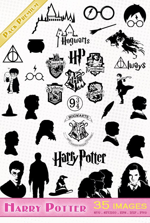 Download Harry Potter 35 svg/dxf/eps/silhouette studio/png