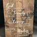 Serenity Prayer Pallet Sign