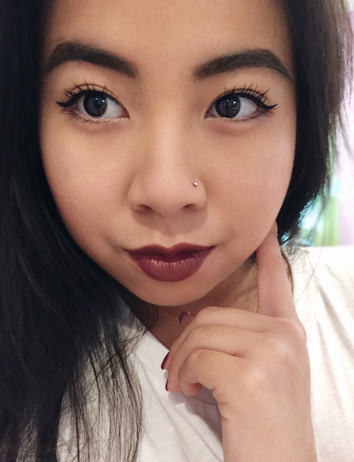 Fake Nose Piercing Stud Ring body jewelry ear