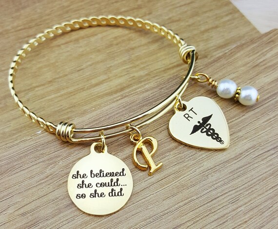 Gold Respiratory Therapist Gifts Graduation Gift Graduation Gift for Respiratory Therapist Respiratory Therapy Gifts College Graduation