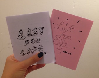 LIST FOR LIFE mini zine vol. 2