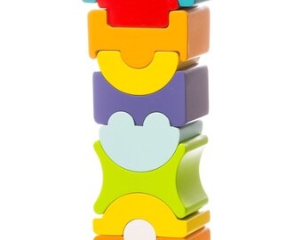 Educational Wooden Flexible Tower by CubikaT2