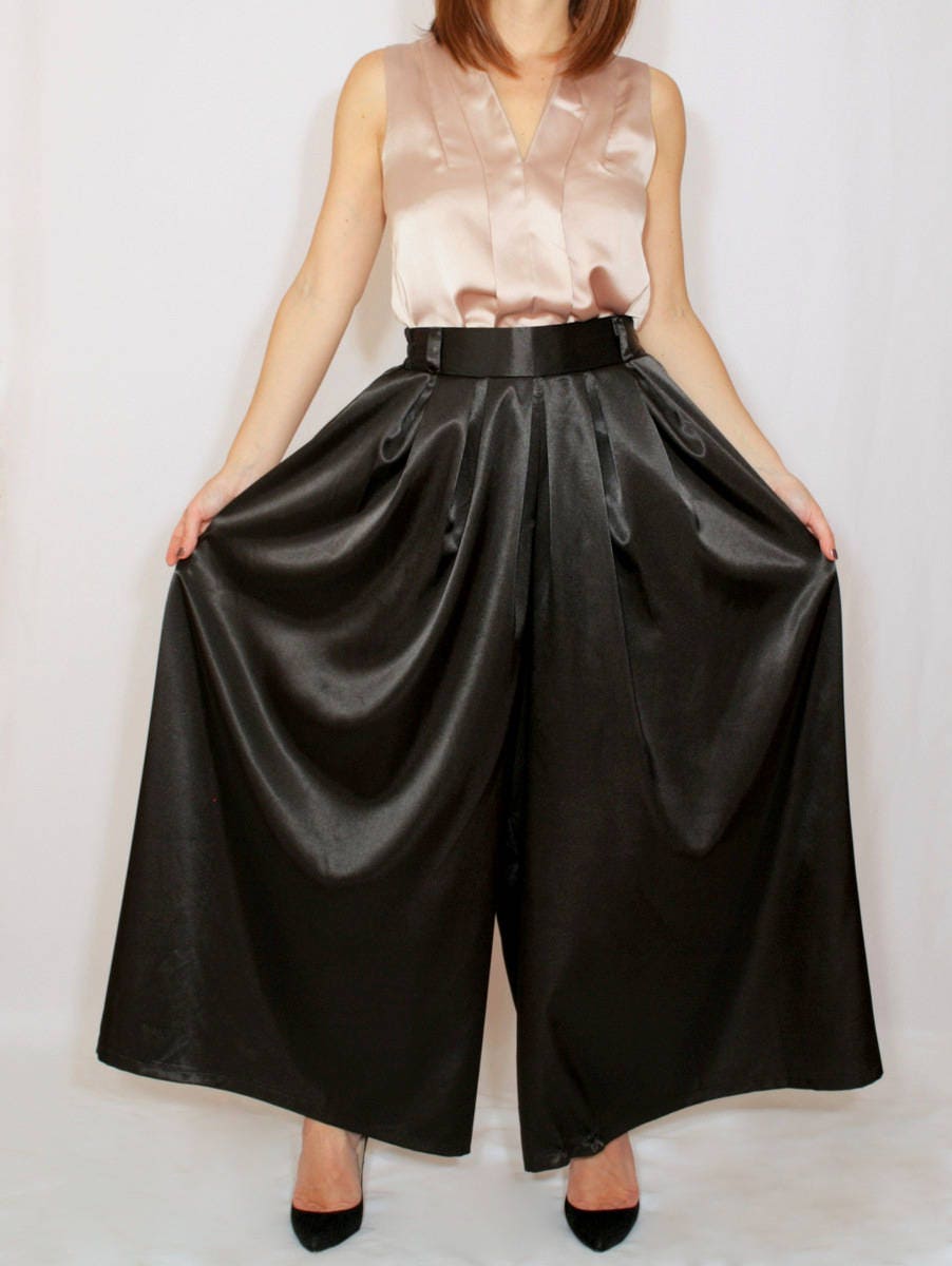 palazzo pants with skirt