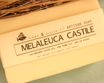Melaleuca Castile | Artisan Soap | Handmade Soap