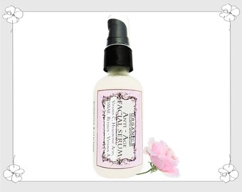 Organic Face Serum Anti Aging Serum. Hyaluronic Acid - DMAE - Retinol Vitamin A, Vitamin C Regenerates & Moisturizes Skin