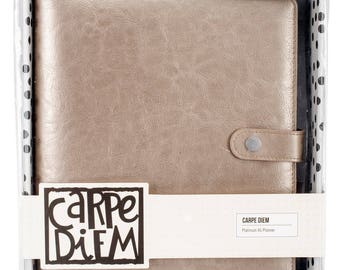 Carpe Diem A5 Planner - Binder Only ,Platinum