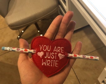 Set of 3 Pencil Valentine's Day Gifts