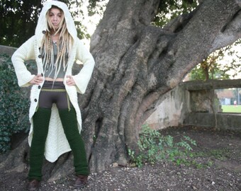 Faeryn Coat with large Hood and a Longer back