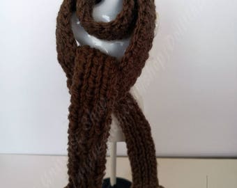 Handknitted Long Scarf for Blythe, Azone, Momoko, Barbie, Ken, Pullip, Ever After, Monster High, FR, BJD dolls