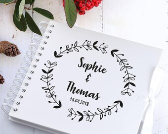 Personalised Rustic Scrapbook | Guest Book | photo Album