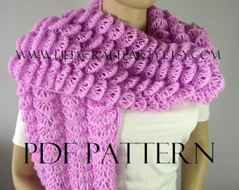 KNITTING SHAWL PATTERN - Bohemia Wrap Shawl - pdf Pattern instant download Shawl Knit Wrap soft lace pattern easy knitting pattern design