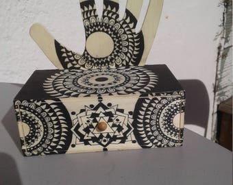 Hand painted multi-use box