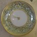 Vintage UPCYCLED China Plate Wall CLOCK -Water Lilies 8 1/2 inches