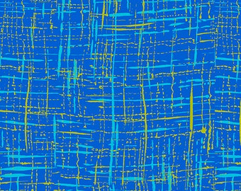 Woven Blue Tango Quilting Treasures Fabric